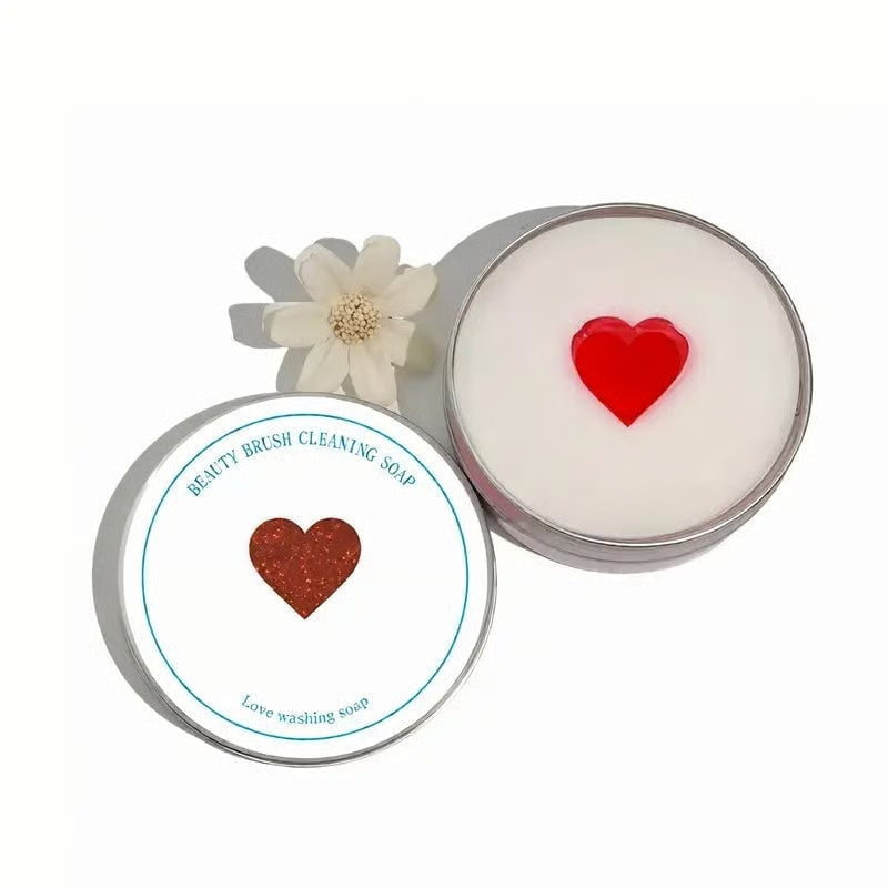 Silicone Makeup Brush Cleaning Pad with Soap