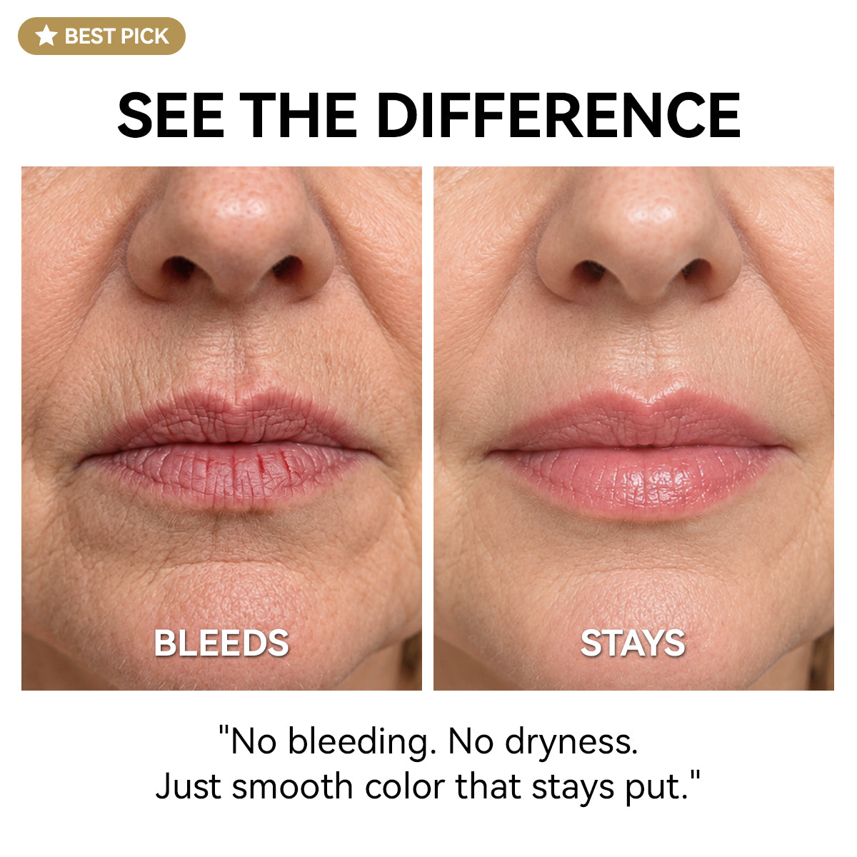 rfooo Lipstick for Mature Lips